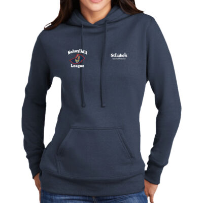 Port & Co - Ladies Core Fleece Pullover Hooded Sweatshirt Thumbnail